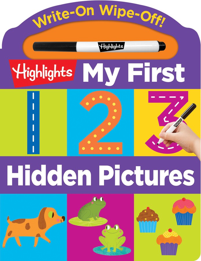 Write-On Wipe-Off My First 123 Hidden Pictures-Children’s Early years / early learning concepts-買書書 BuyBookBook