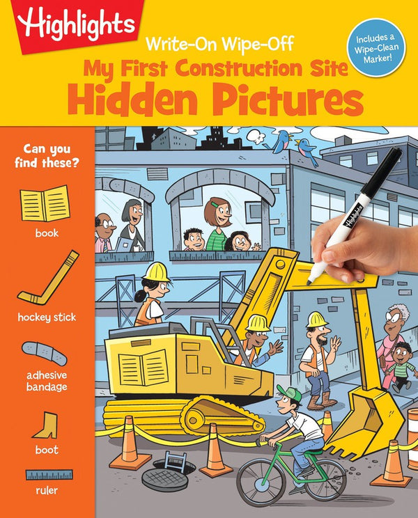 Write-On Wipe-Off My First Construction Site-Children’s / Teenage general interest: Hobbies/ quizzes/ toys and games-買書書 BuyBookBook