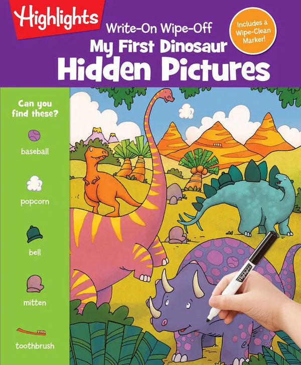 Write-On Wipe-Off My First Dinosaur Hidden Pictures-Children’s / Teenage general interest: Nature and animals-買書書 BuyBookBook