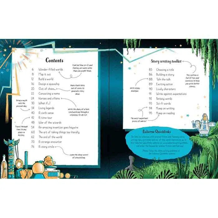 Write your own Sci-Fi and Fantasy stories Usborne