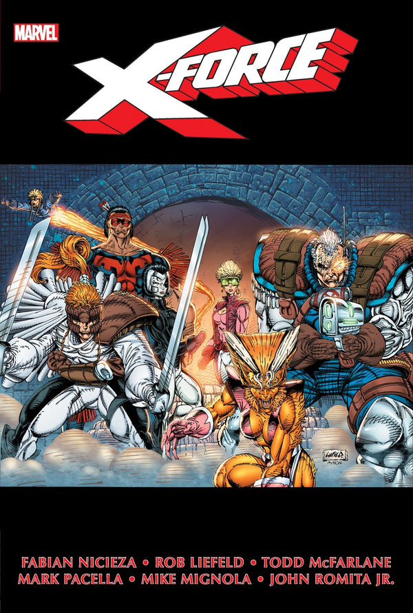 X-FORCE OMNIBUS VOL. 1 ROB LIEFELD FIRST ISSUE COVER [NEW PRINTING]-Graphic novel / Comic book / Manga: genres-買書書 BuyBookBook