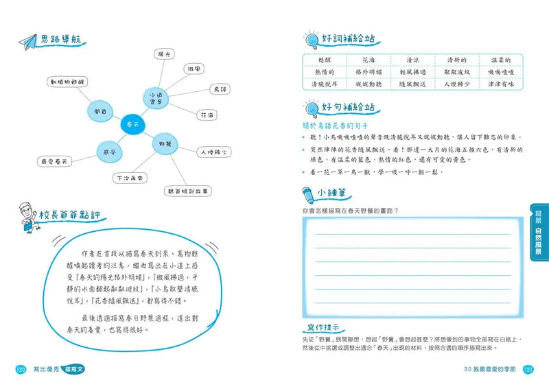 校長爺爺教寫作系列：寫出優秀描寫文 (謝振強)-Children’s Educational: Language/ literature/ literacy-買書書 BuyBookBook