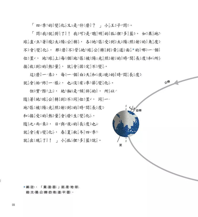 小王子愛地球 2: 小狐狸和地球的四季 (科普繪本)-非故事: 科學科技 Science & Technology-買書書 BuyBookBook