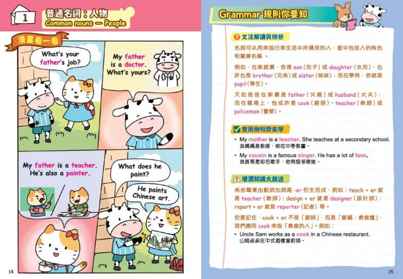 小學漫畫Grammar王：Grammar文法篇2(趣味漫畫學英語)-非故事: 語文學習 Language Learning-買書書 BuyBookBook