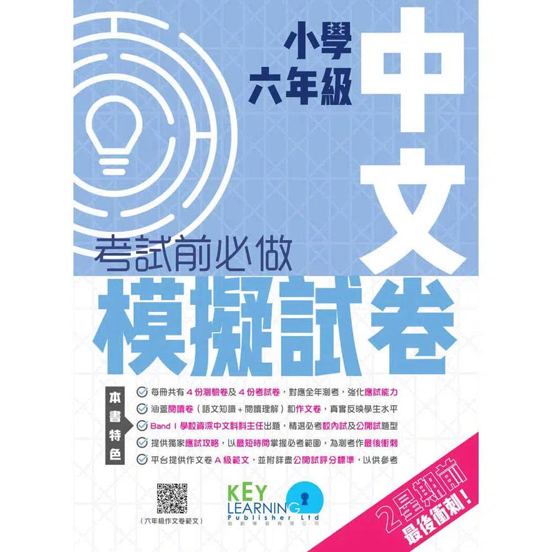 小學中文科考試前必做模擬試卷-補充練習: 中國語文 Chinese-買書書 BuyBookBook