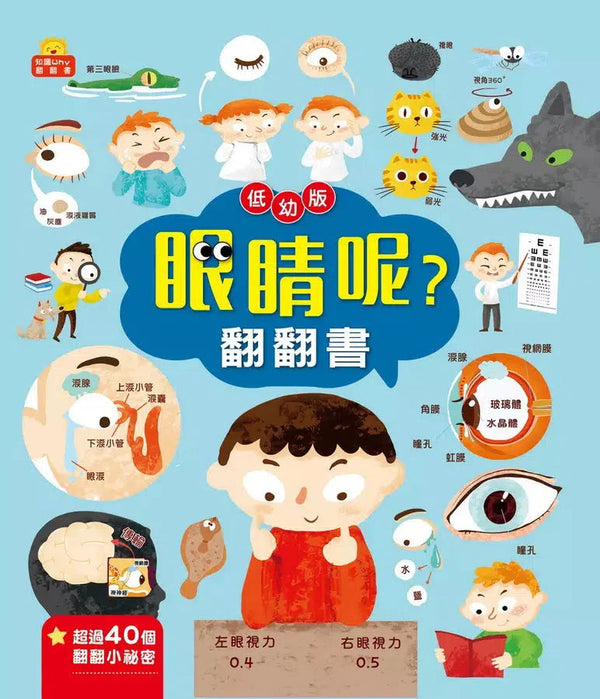 眼睛呢? 翻翻書-非故事: 常識通識 General Knowledge-買書書 BuyBookBook