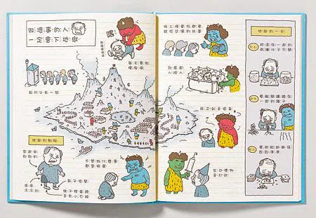 爺爺的天堂筆記本 (吉竹伸介) (獲選十本好讀)-故事: 兒童繪本 Picture Books-買書書 BuyBookBook