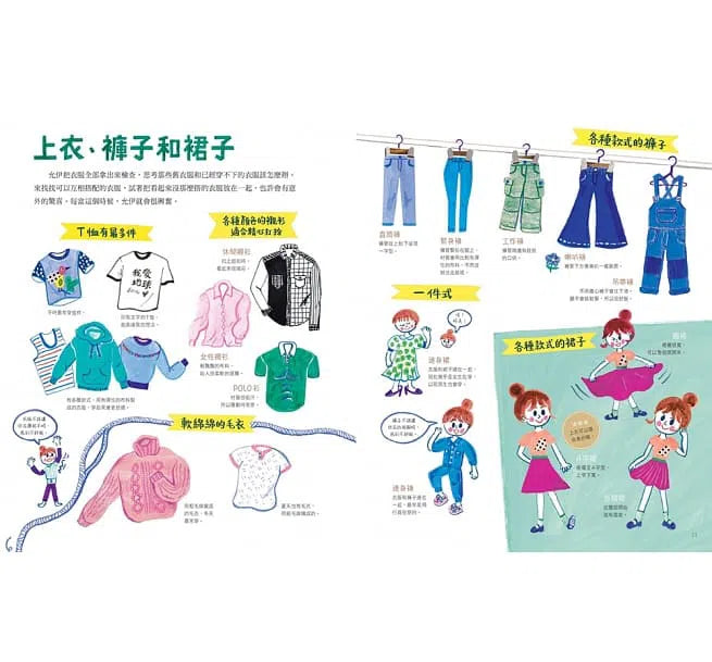 衣服，怎麼穿才好呢？-故事: 兒童繪本 Picture Books-買書書 BuyBookBook