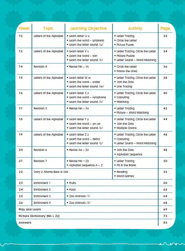 幼兒英語 - 綜合能力基礎訓練 - 26週學前教育系列 (附QR code短片)-補充練習: 英文科 English-買書書 BuyBookBook