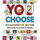 You Choose: Colouring Book with Stickers (Nick Sharratt) - 買書書 BuyBookBook
