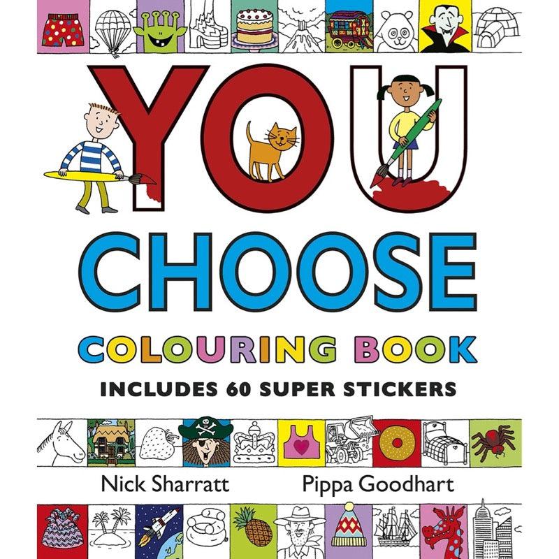 You Choose: Colouring Book with Stickers (Nick Sharratt) - 買書書 BuyBookBook