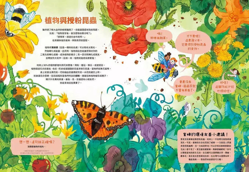 最美的生態花園【SDGs必讀小百科】：聯合國兒童基金會「青少年文學獎」得獎作家．環境教育典藏繪本(Amandine Thomas)-非故事: 常識通識 General Knowledge-買書書 BuyBookBook