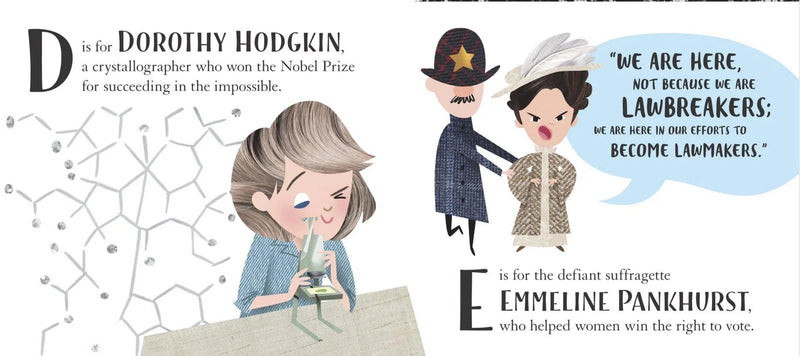 A is for Awesome - 23 Iconic Women Who Changed the World (Board Book) Macmillan US