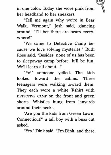 A to Z Mysteries Super Edition 1: Detective Camp