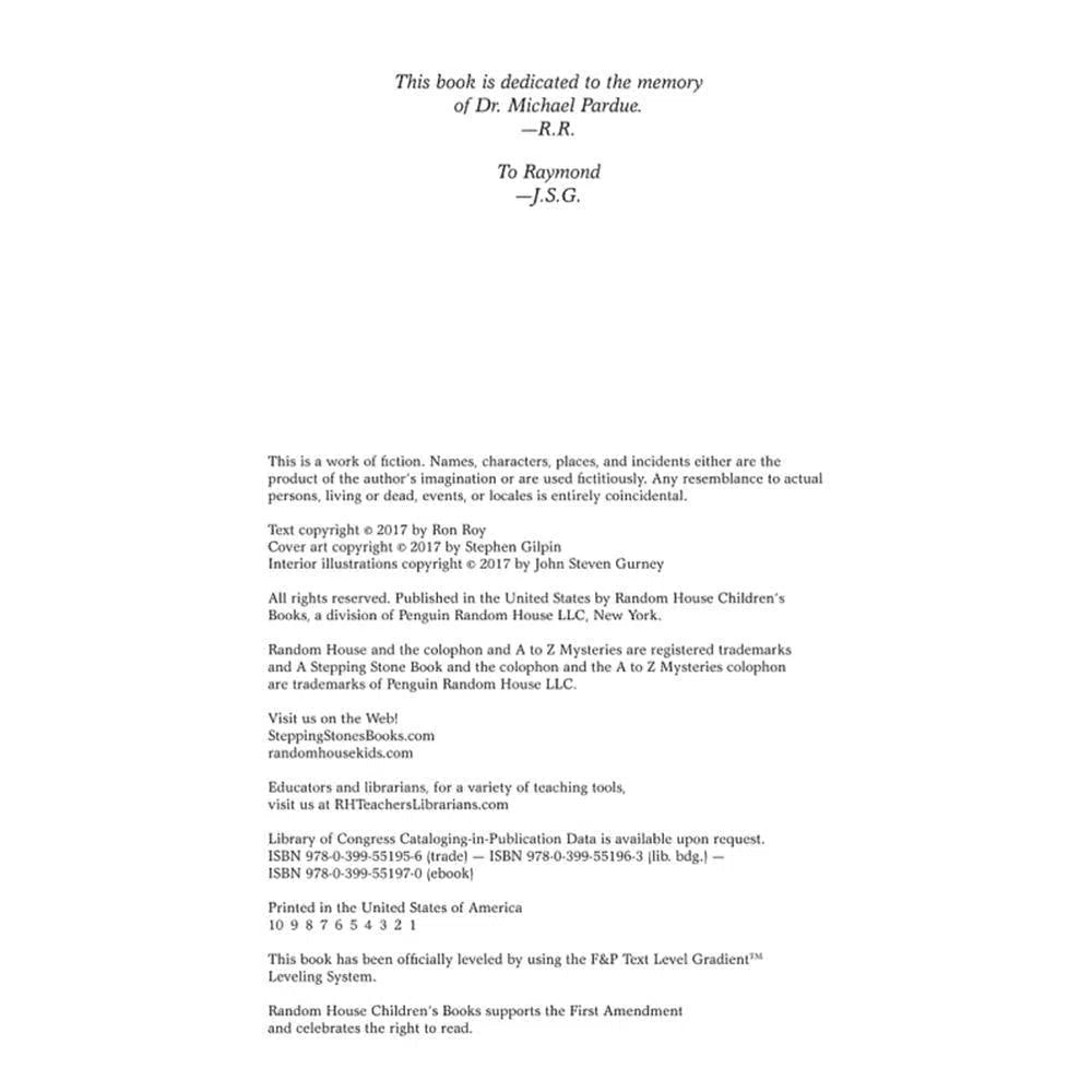 A to Z Mysteries Super Edition #09 April Fools' Fiasco PRHUS