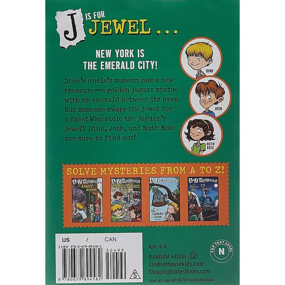 A to Z Mysteries #10 #J The Jaguar's Jewel PRHUS