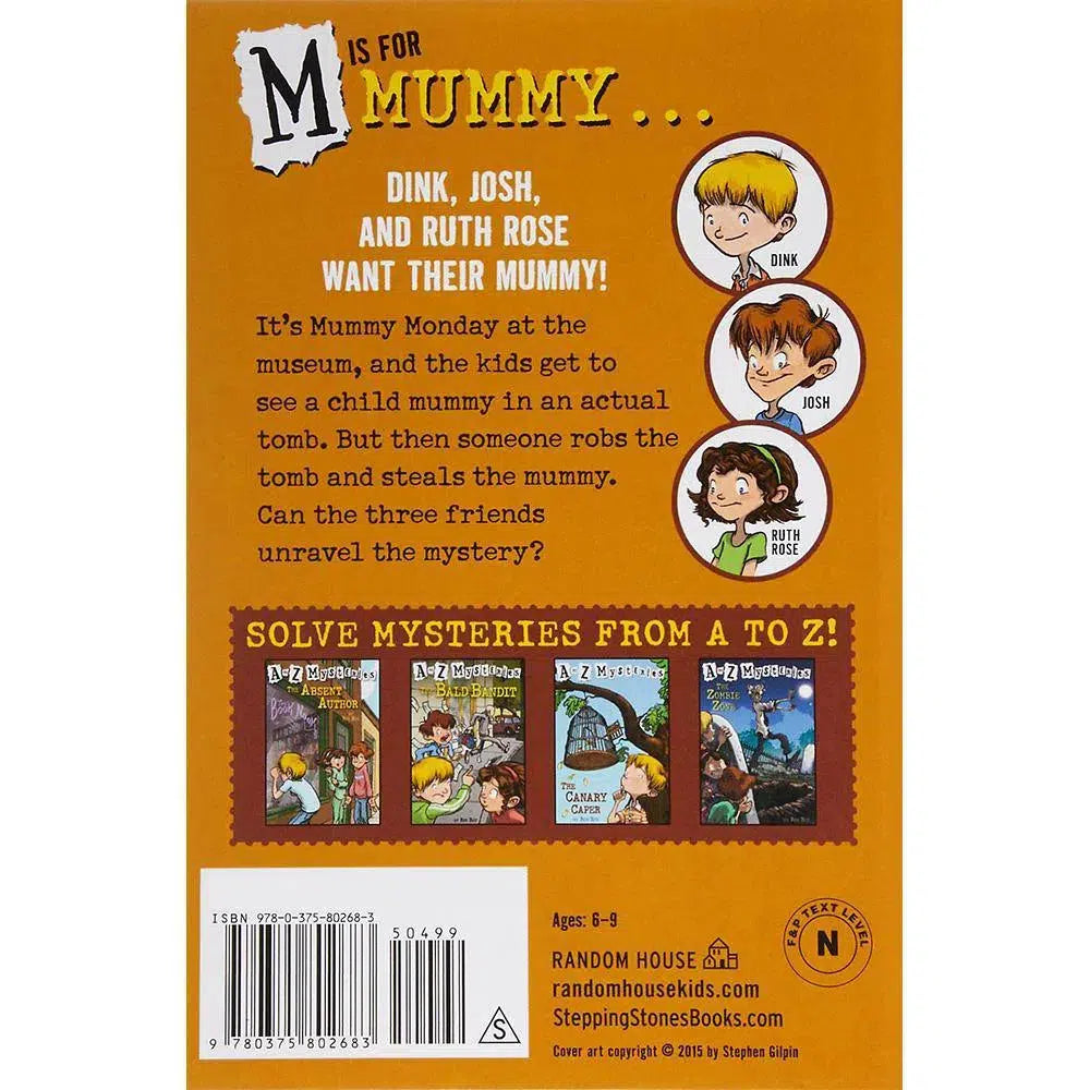 A to Z Mysteries #13 #M The Missing Mummy PRHUS