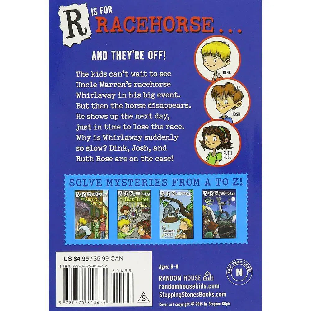 A to Z Mysteries #18 #R The Runaway Racehorse PRHUS