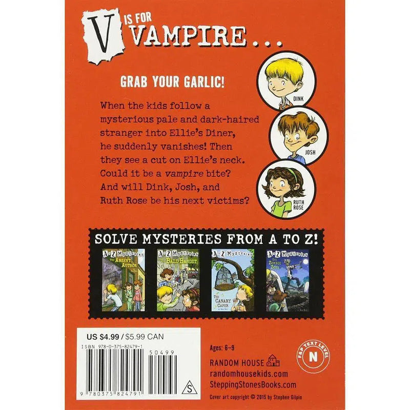 A to Z Mysteries: The Vampire's Vacation