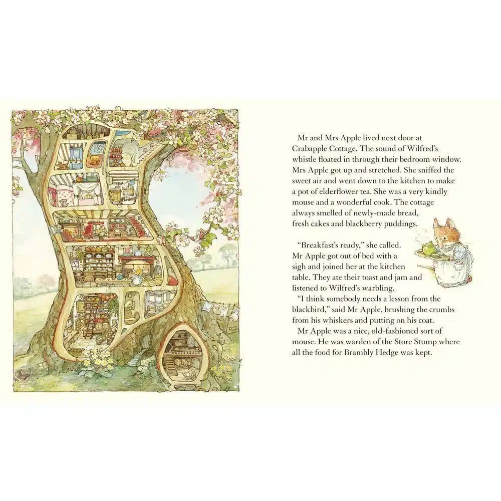 A Year in Brambly Hedge Collection (4 Books) Harpercollins (UK)