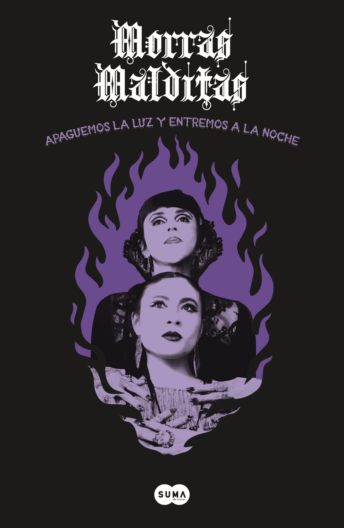 Morras Malditas: Apaguemos la luz y entremos a la noche / Lets Turn Off the Light and Enter the Night cover (ISBN 9786073864282) [onix:1de04002fcea25447fb7712cd556520f]