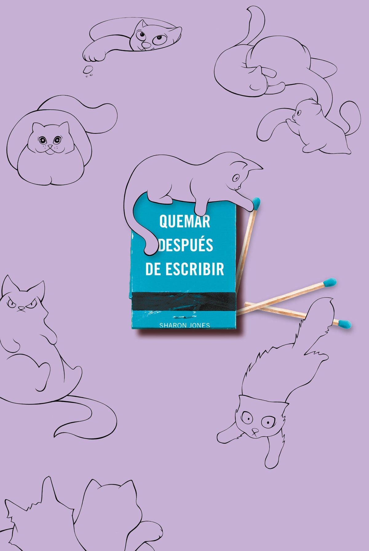 Quemar después de escribir (Edición oficial gatos) / Burn After Writing (Purple With Cats) cover (ISBN 9791388163012) [onix:dbdba3df38a14c113fca00d388bb2463]