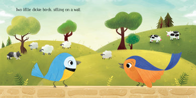 Two Little Dickie Birds sitting on a wall interior 1 (ISBN 9781803705002) [onix-asset:059c3c115630ae1732212cafa6a7a42f8cdf4447fd8382d2b2eaba4b1fa6fb44]