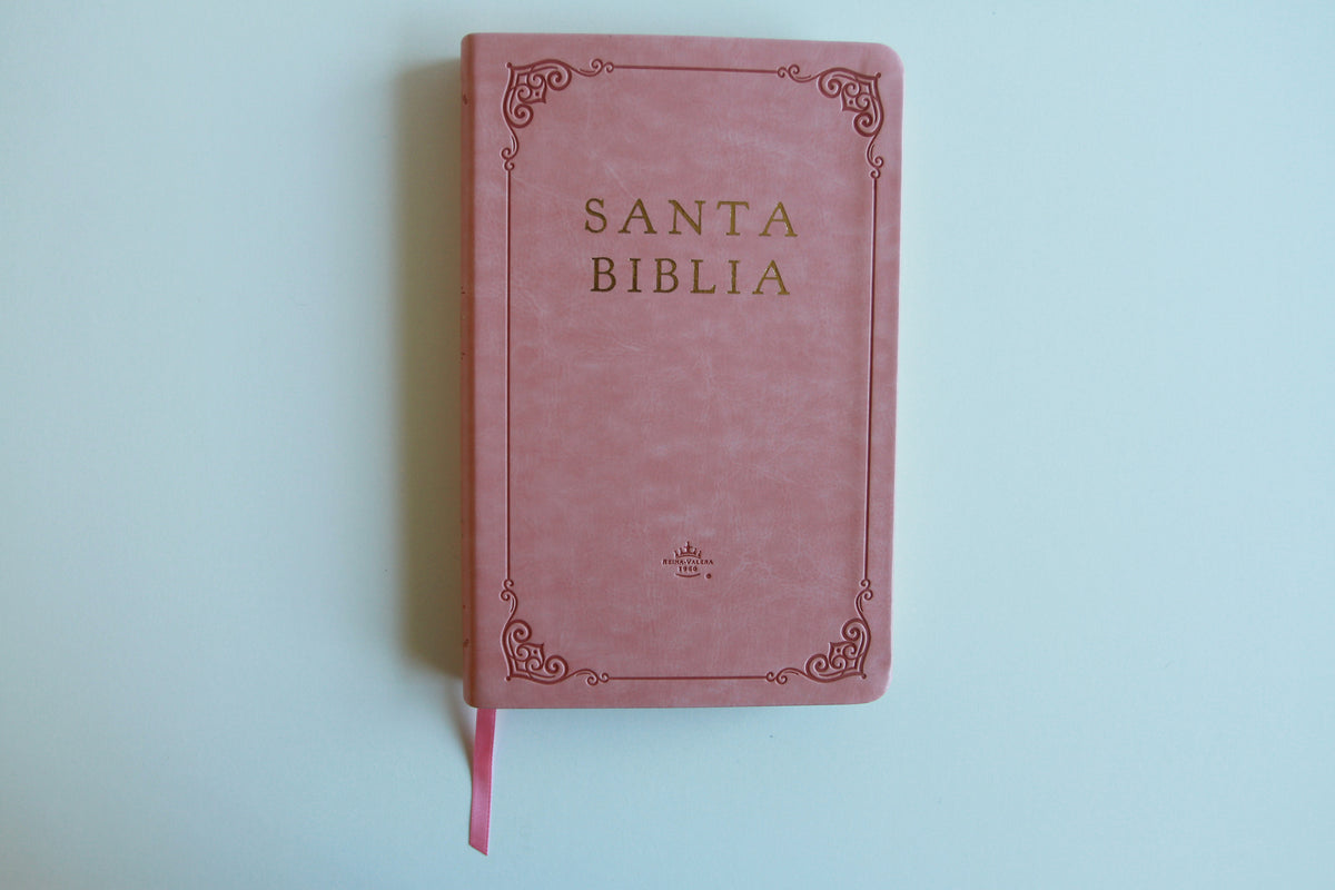 Biblia RVR 1960 letra grande tamaño manual, Piel rosada con índice / Spanish Bible RVR 1960 Handy Size Large Print Leathersoft pink with index interior 8 (ISBN 9798890982131) [onix:f904f4036a818bcfa9d064e754fffa3f]