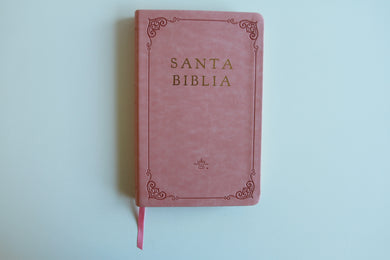 Biblia RVR 1960 letra grande tamaño manual, Piel rosada con índice / Spanish Bible RVR 1960 Handy Size Large Print Leathersoft pink with index interior 8 (ISBN 9798890982131) [onix:f904f4036a818bcfa9d064e754fffa3f]