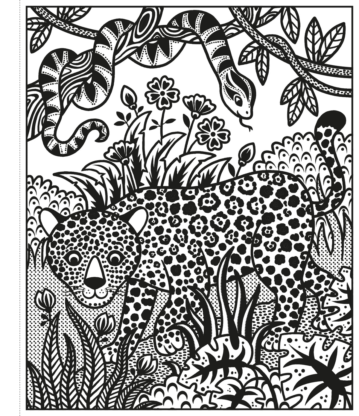 Jungle Magic Painting Book interior 1 (ISBN 9781474927499) [onix-asset:8992797992bc20b0446606319e47d9be7d65d992a7a6b104198b3b9270cdbcfa]