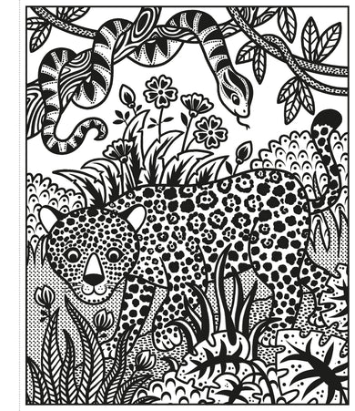 Jungle Magic Painting Book interior 1 (ISBN 9781474927499) [onix-asset:8992797992bc20b0446606319e47d9be7d65d992a7a6b104198b3b9270cdbcfa]