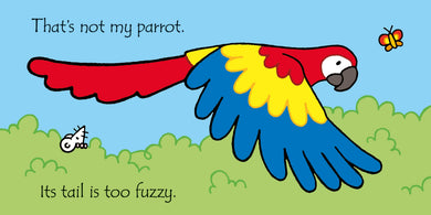 That's not my parrot... interior 1 (ISBN 9781474992107) [onix-asset:b767b8bf3d8daafe65a98babd7592348a38f9f18cd75d04b6c06a5162687c3b0]