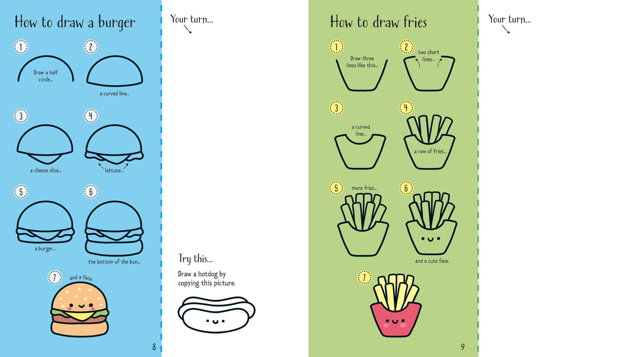 Step-by-Step Drawing Cute Things interior 1 (ISBN 9781836044642) [onix-asset:f8c113966fed6e1973e41fadfb86e82449750fbc426a09efe01888e24177faa7]