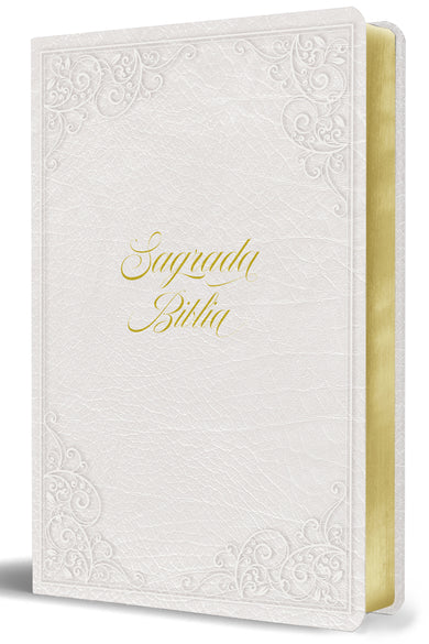 Biblia Católica: Letra grande. Símil piel blanca: boda, quinceañera, primera comu nión / Catholic Leathersoft White Bible: Bride, Quinceanera, First Communi cover (ISBN 9798890980014) [onix:094533f65af370b8aca8ec4d7c326ea7]
