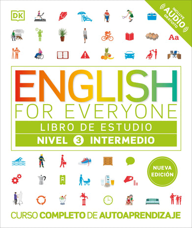 English for Everyone Nivel 3 Intermedio: Libro de estudio cover (ISBN 9798217135370) [onix:3fbc62a906187a388a5e9b847f6ac86a]