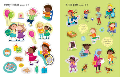 First Sticker Book My Friends interior 1 (ISBN 9781474999168) [onix-asset:a561603efaedb4eba33435386498a8f9766be6b37560220a439be0bc560f28ad]