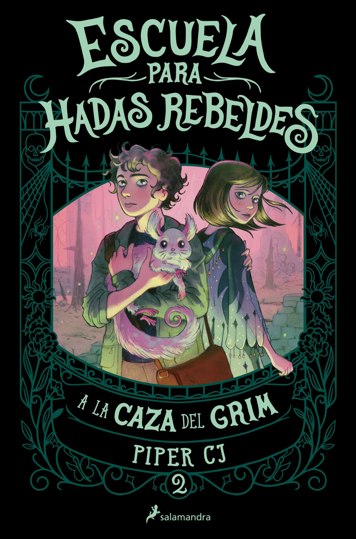 A la caza del Grim / The Grim Adventure cover (ISBN 9788419868411) [onix:c007b7f400f321fc2a41a1076a0a705c]