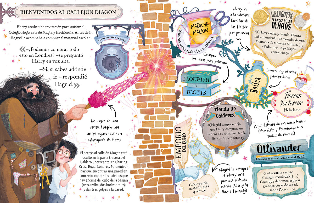Pocket Potters - Harry Potter (Spanish Edition) interior 2 (ISBN 9788419868442) [onix:cd7777549a8bc8eccdef8cbaacff0137]