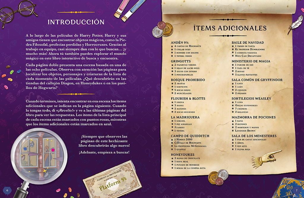 Harry Potter. Busca y encuentra / Where in the Wizarding World? An Official Harry Potter Search-and-Find Book interior 1 (ISBN 9788419868114) [onix:812c1f226469317782b1eba80a776f23]