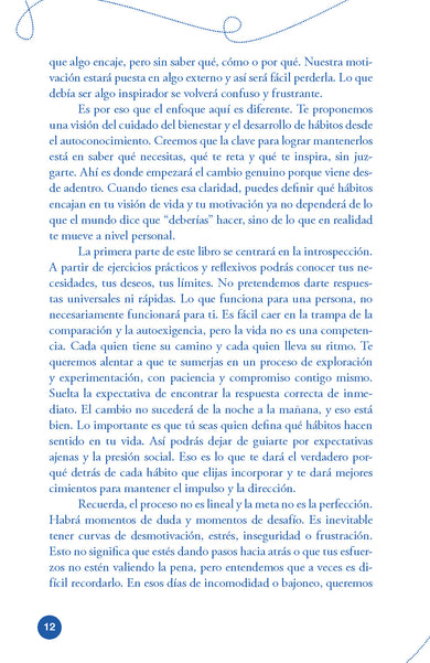 El proceso no es lineal. Guía de hábitos para mejorar tu vida un día a la vez / The Process Isn't a Straight Line. A Habit Guide to Improve Your Life interior 6 (ISBN 9786073855617) [onix:949c75158e7d383eb301475b4e84b41b]