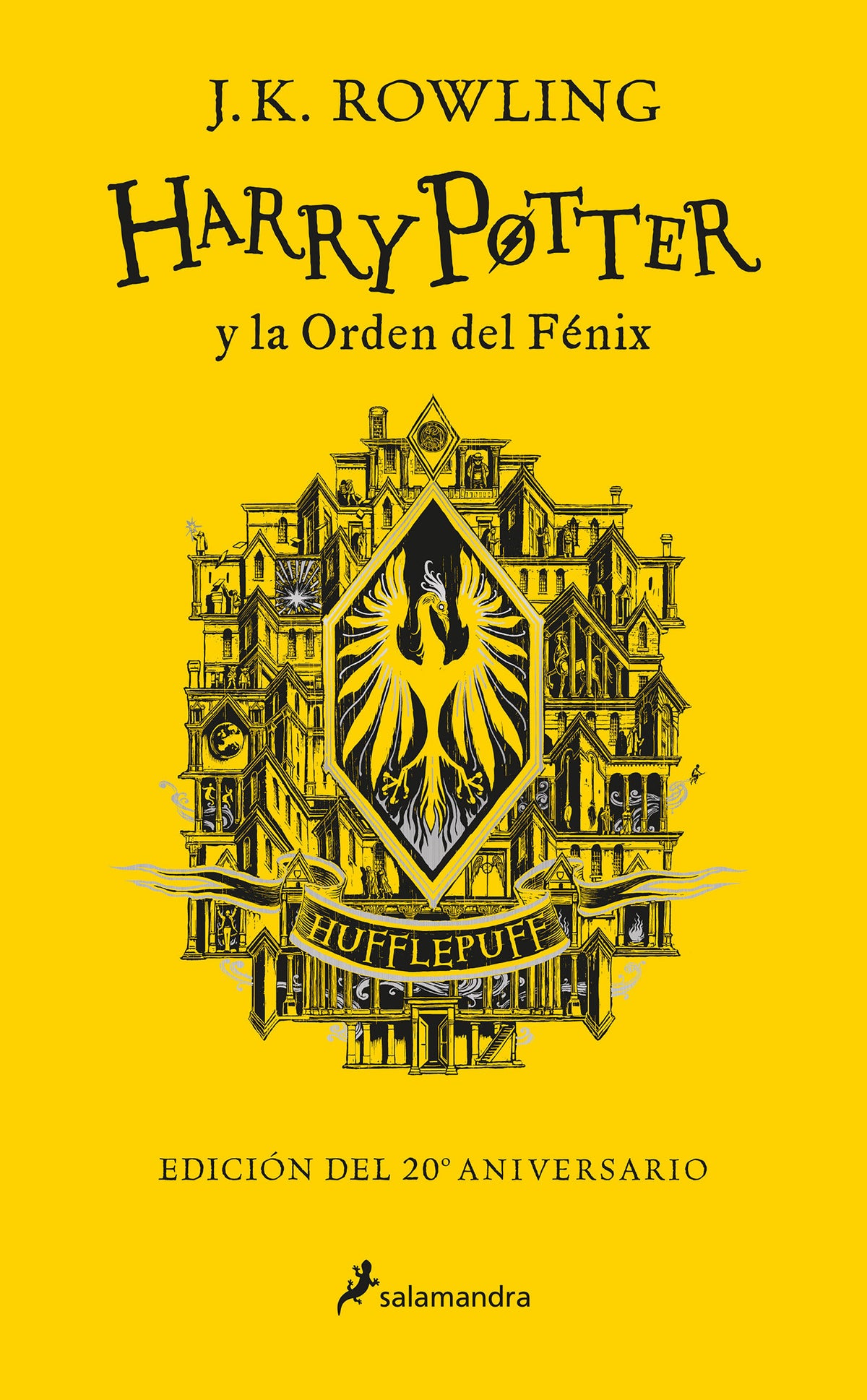 Harry Potter y la Orden del Fénix (20 Aniv. Hufflepuff) / Harry Potter and the Order of the Phoenix (Hufflepuff) cover (ISBN 9788418174636) [onix:93c18b0b05831614fd2425574abde040]