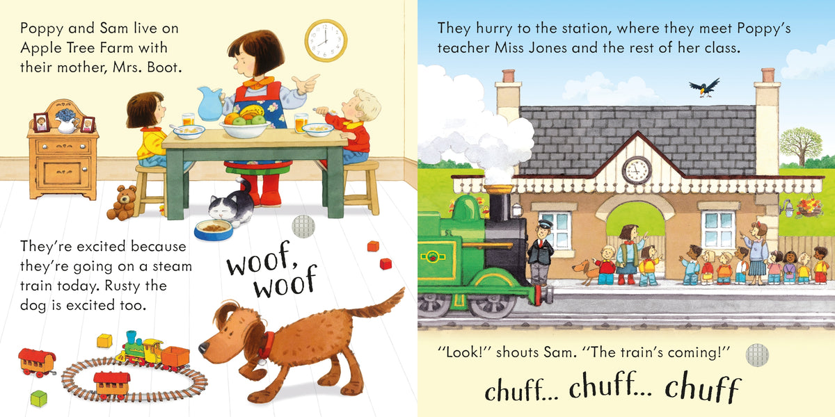 Poppy and Sam's Noisy Train Book interior 1 (ISBN 9781474962568) [onix-asset:dd80a1c837e844ed3958b374e556898f030be8960c71ded9256d86a266b8a7e0]