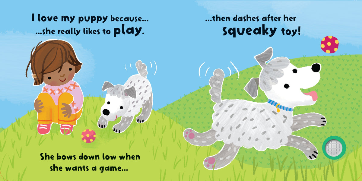 Dogs & Puppies Sound Book interior 1 (ISBN 9781805312789) [onix-asset:cfb4e8956e41e9c6bac09e5fb3504a6ba7ccc17ce7749f2d2f33d38816e8c584]
