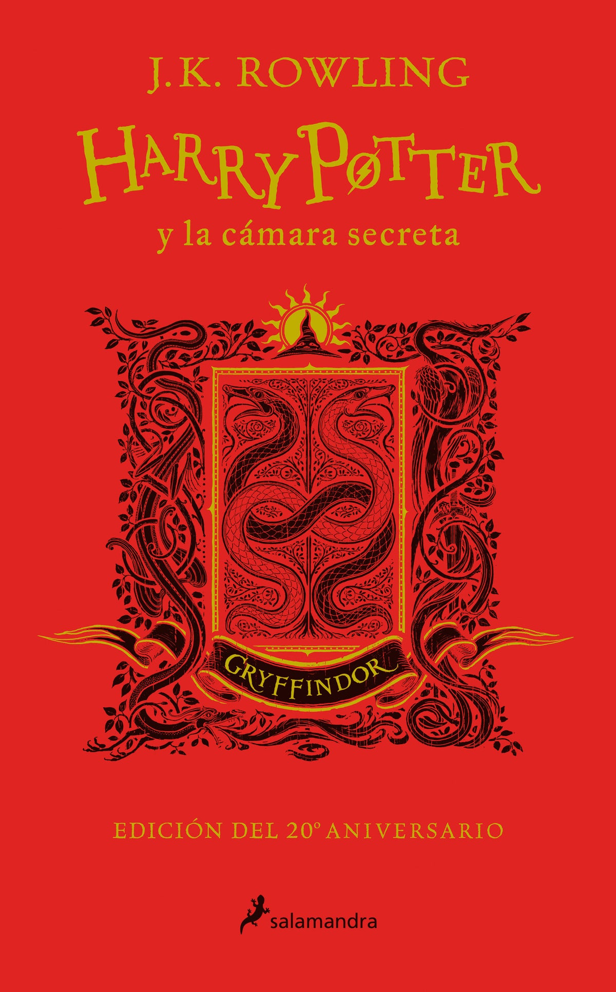 Harry Potter y la cámara secreta (20 Aniv. Gryffindor) / Harry Potter and the Chamber of Secrets (Gryffindor) cover (ISBN 9788498389715) [onix:f620463f4b2cb662f10ee1ce4b886775]