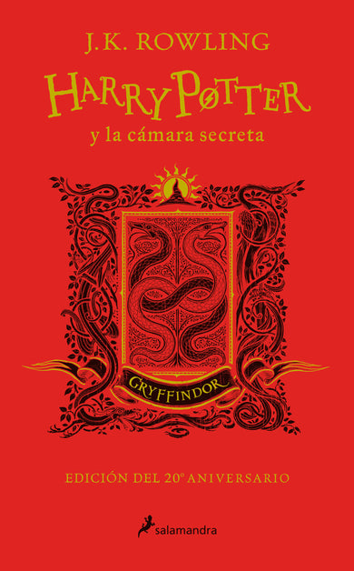 Harry Potter y la cámara secreta (20 Aniv. Gryffindor) / Harry Potter and the Chamber of Secrets (Gryffindor) cover (ISBN 9788498389715) [onix:f620463f4b2cb662f10ee1ce4b886775]