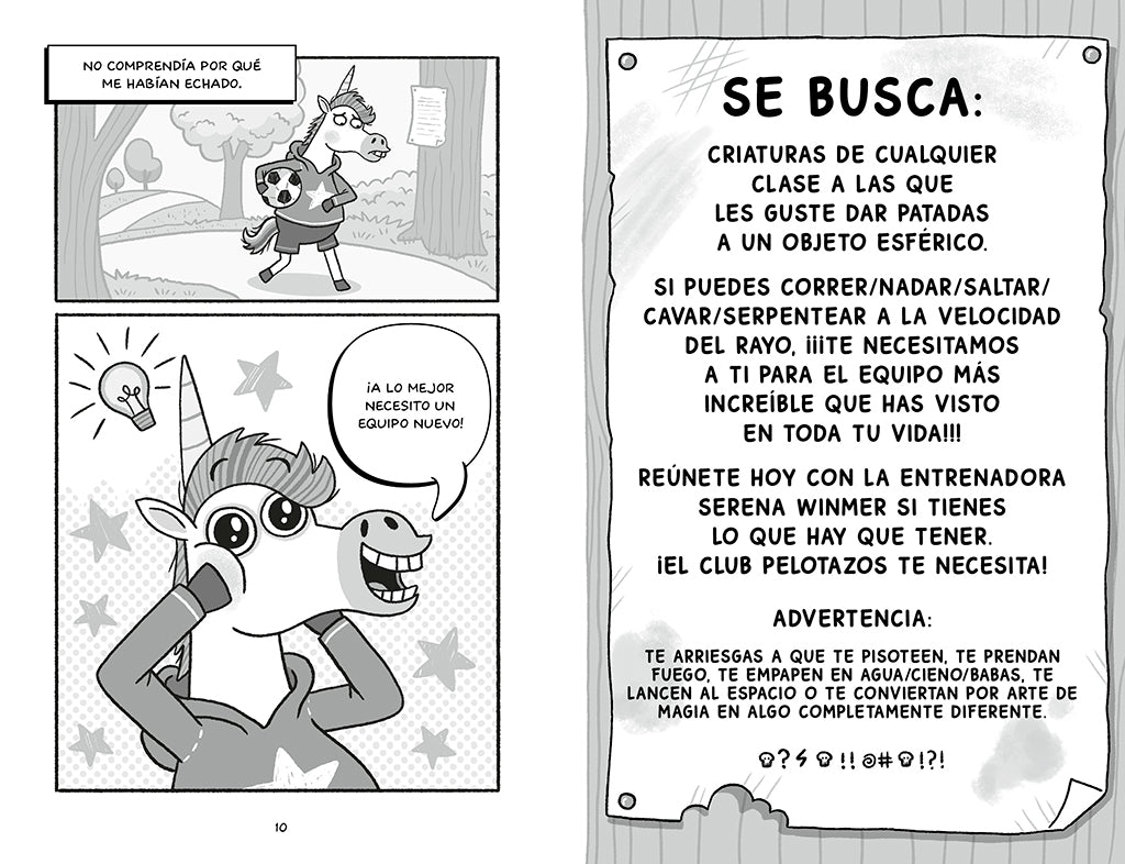 Club pelotazos. Diversión a patadas (con letra MAYÚSCULA) / Bad United: Just For Kicks interior 3 (ISBN 9788427250857) [onix:835d228934844bffe19b8f86fba55619]