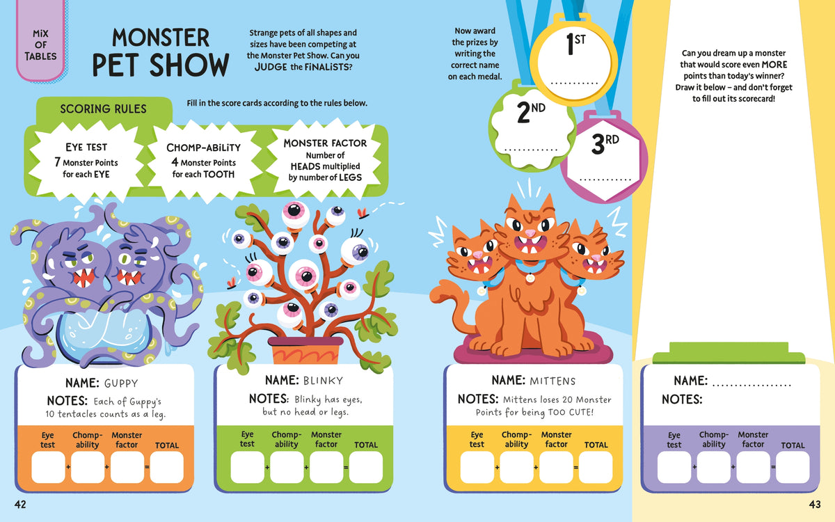 Brain Stretchers: Times Tables interior 1 (ISBN 9781836045502) [onix-asset:5b9b6fa83e8b01c18985e8d53c0ef45a18b19756a8452c470e79f2d10c3a0431]