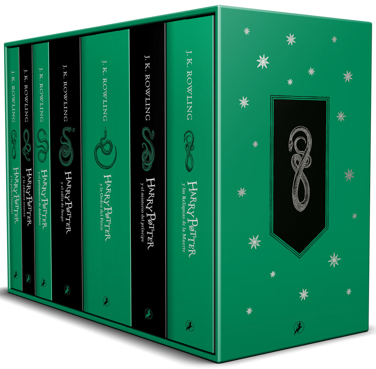 Estuche Harry Potter Slytherin (Edición Limitada) / Harry Potter Slytherin House. Boxed Set (Limited Edition) cover (ISBN 9788418796869) [onix:4b792f5c818ea7826892b764c9089667]