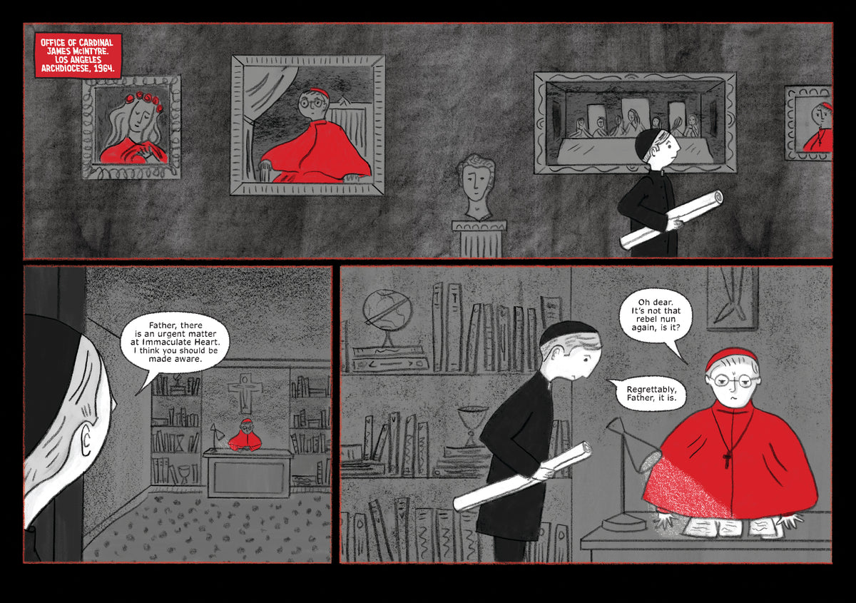 The Juiciest Tomato of All: Corita Kent, Pop Nun interior 1 (ISBN 9798894884325) [onix-asset:69bdfaf8fd4a8a5cccbc5fe89f1e934ac627e7c3e5aade8dcb9dd7bbe23d3e31]