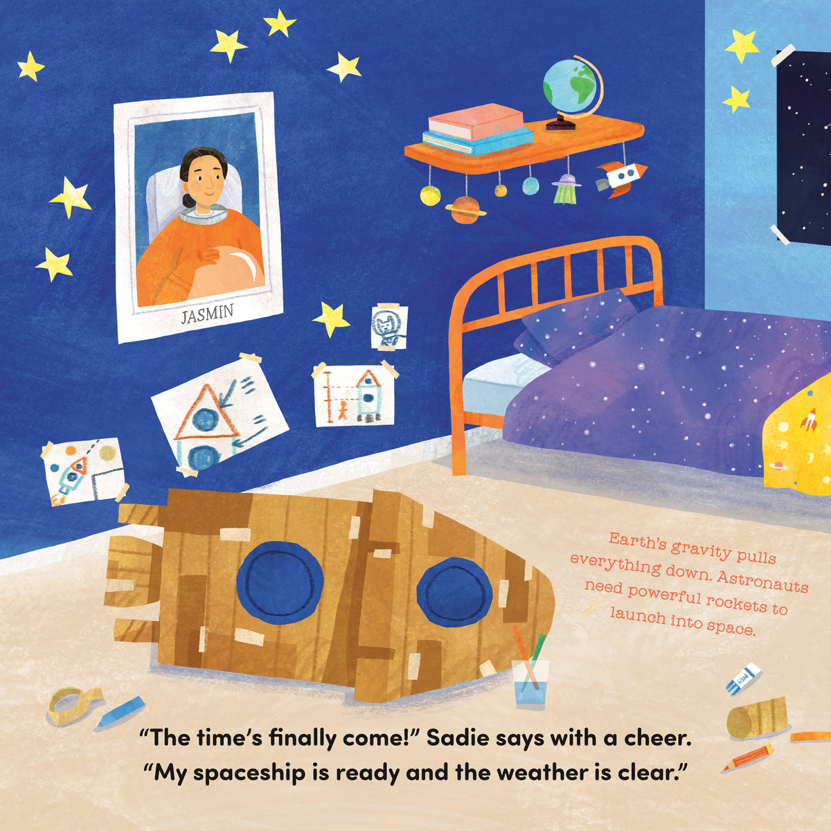 Sadie Soars into Space interior 1 (ISBN 9798217330485) [onix:82a5b82b5c78a4fe7b05ca96ddb05dd4]